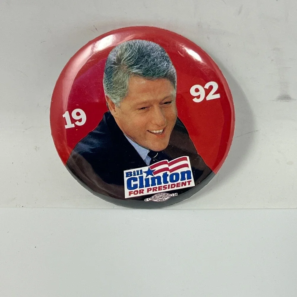 Bill Clinton Al Gore Buttons 1992 1996 United States Presidential Elections Pins